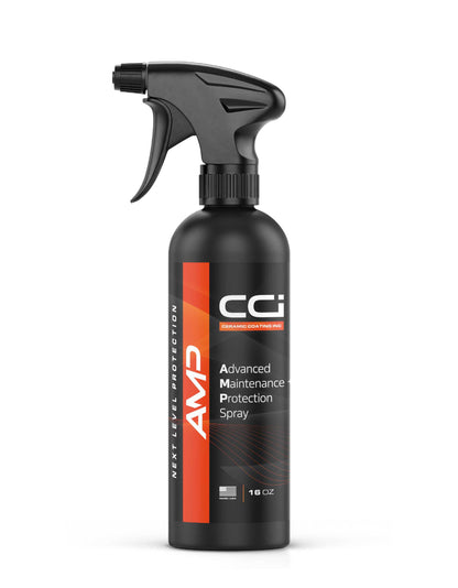 AMP Advanced Maintenance Protection Spray 16oz for car surface, ceramic, glass, trim, and metal.