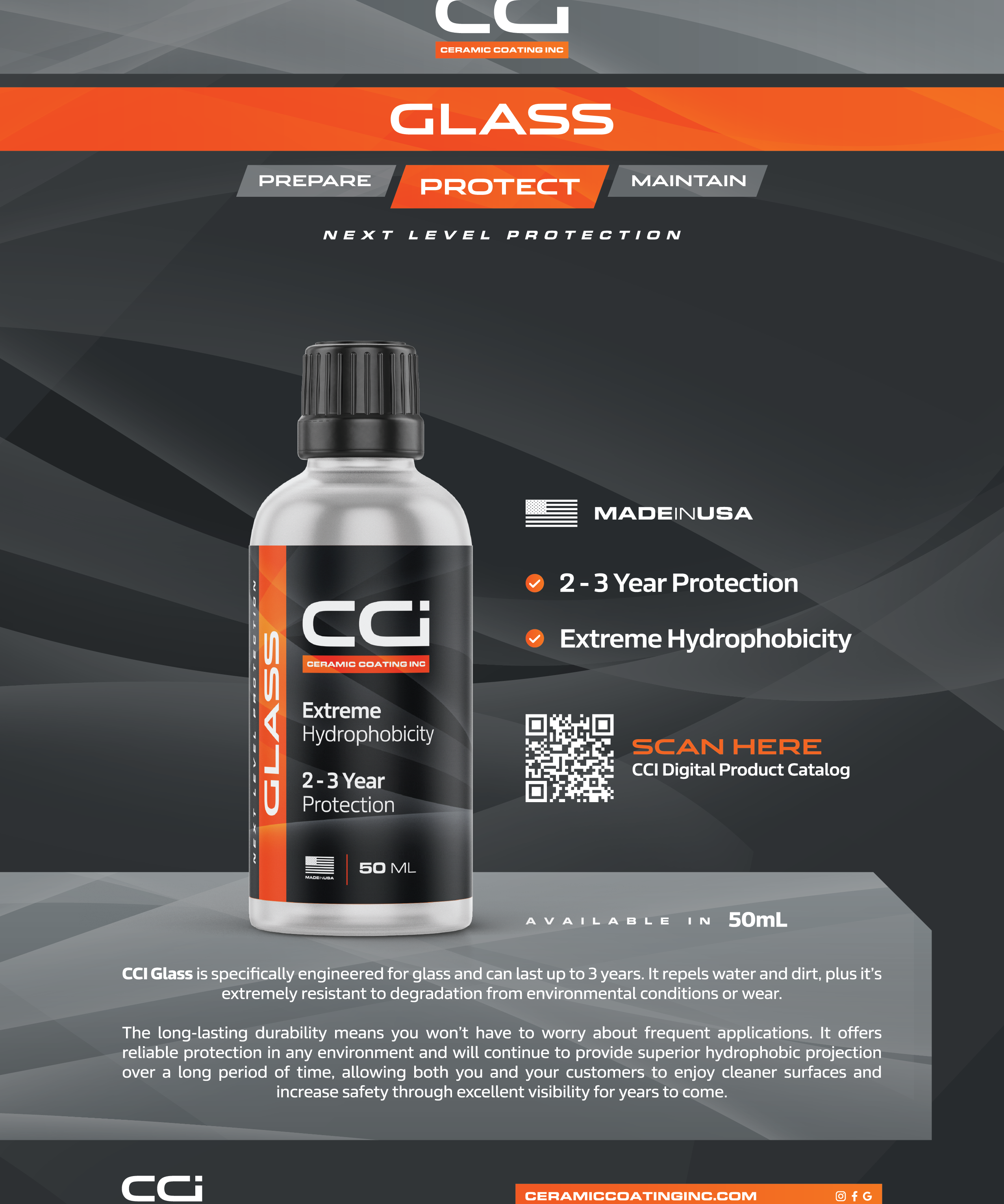 CCI Glass Coating 50ML