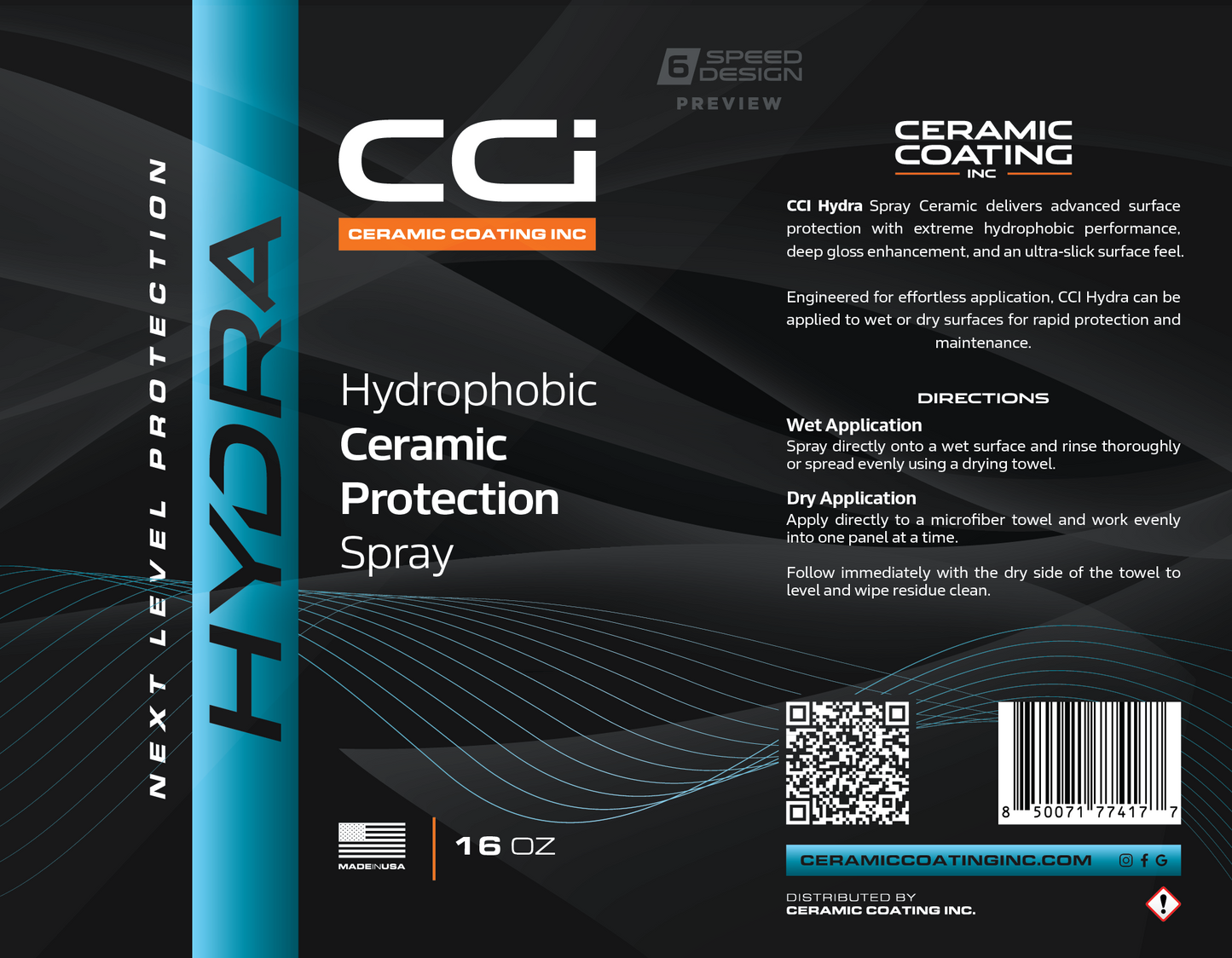 Hydra 16oz Ceramic Spray