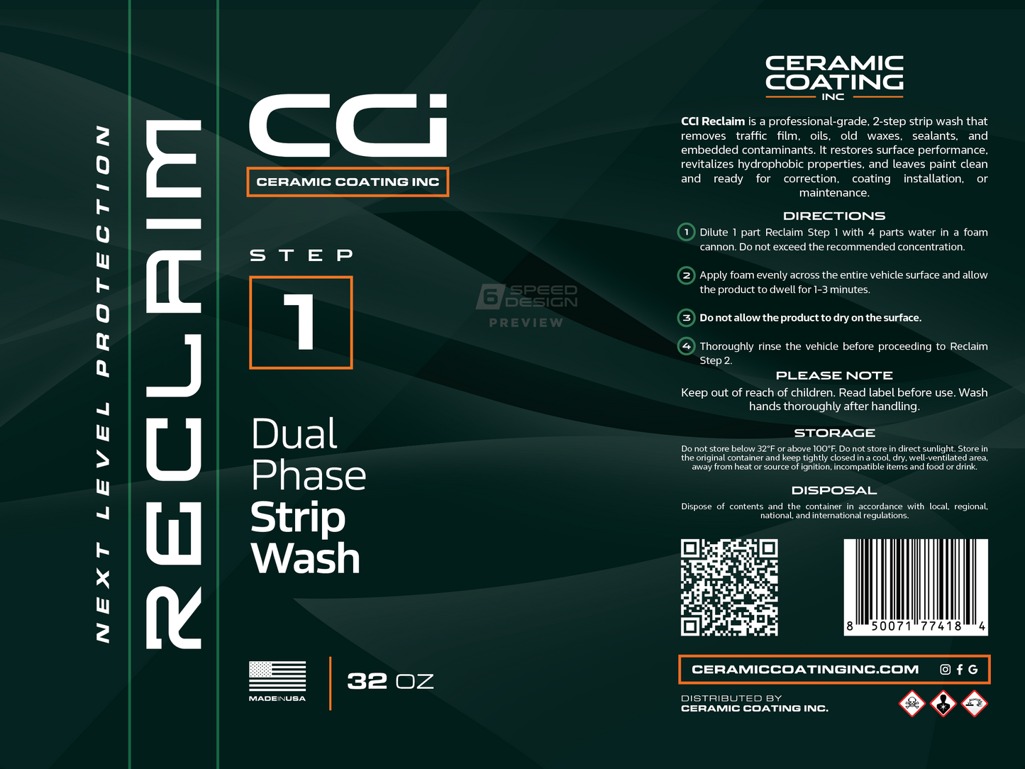 Reclaim Deacon Soap  ( Step 1 Low-PH & 2 Hi-PH )
