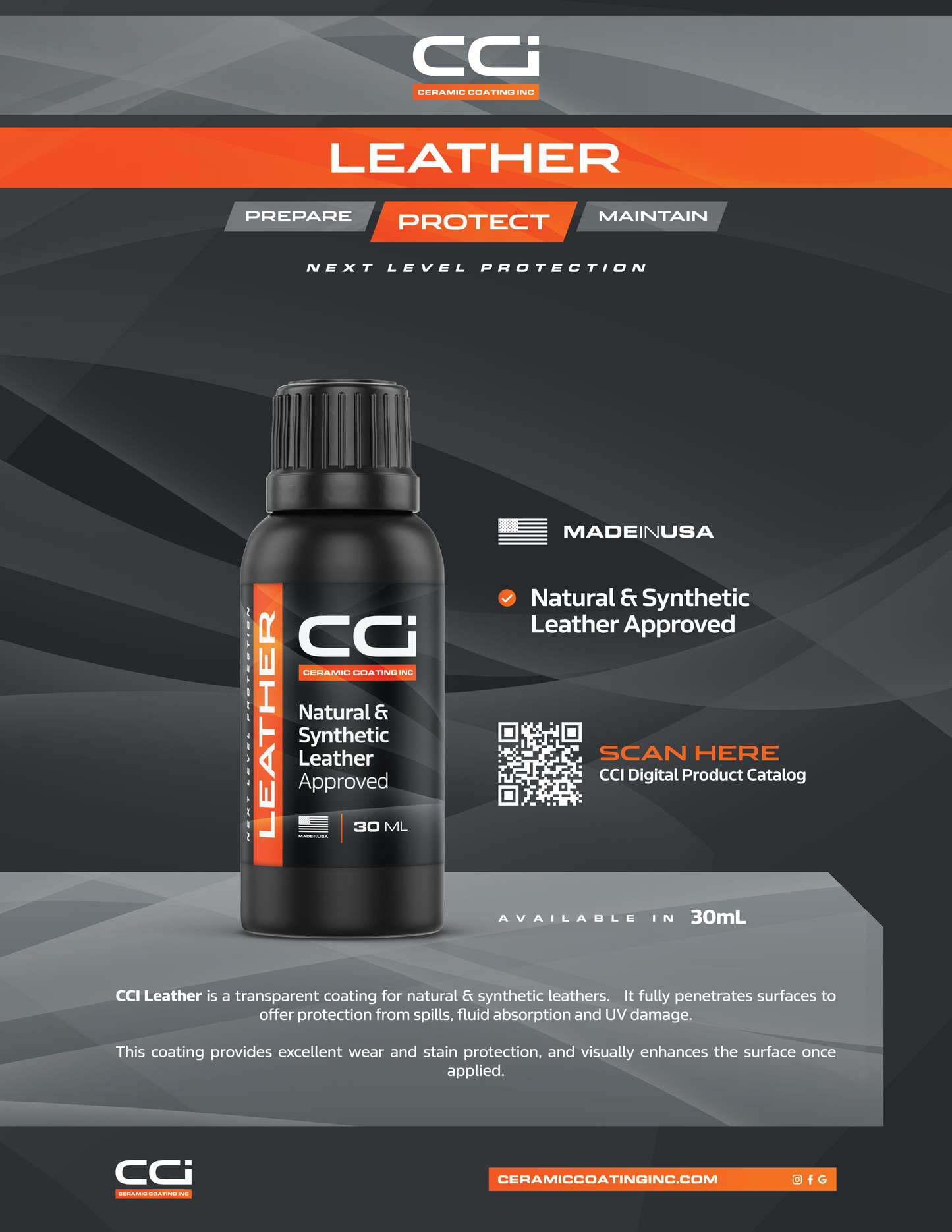 CCI Leather Coating 30ML