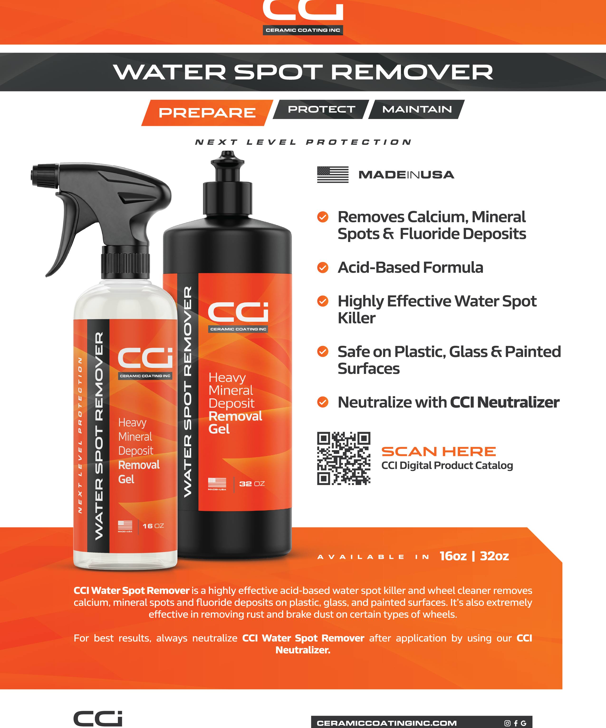 Water Spot Remover 16oz